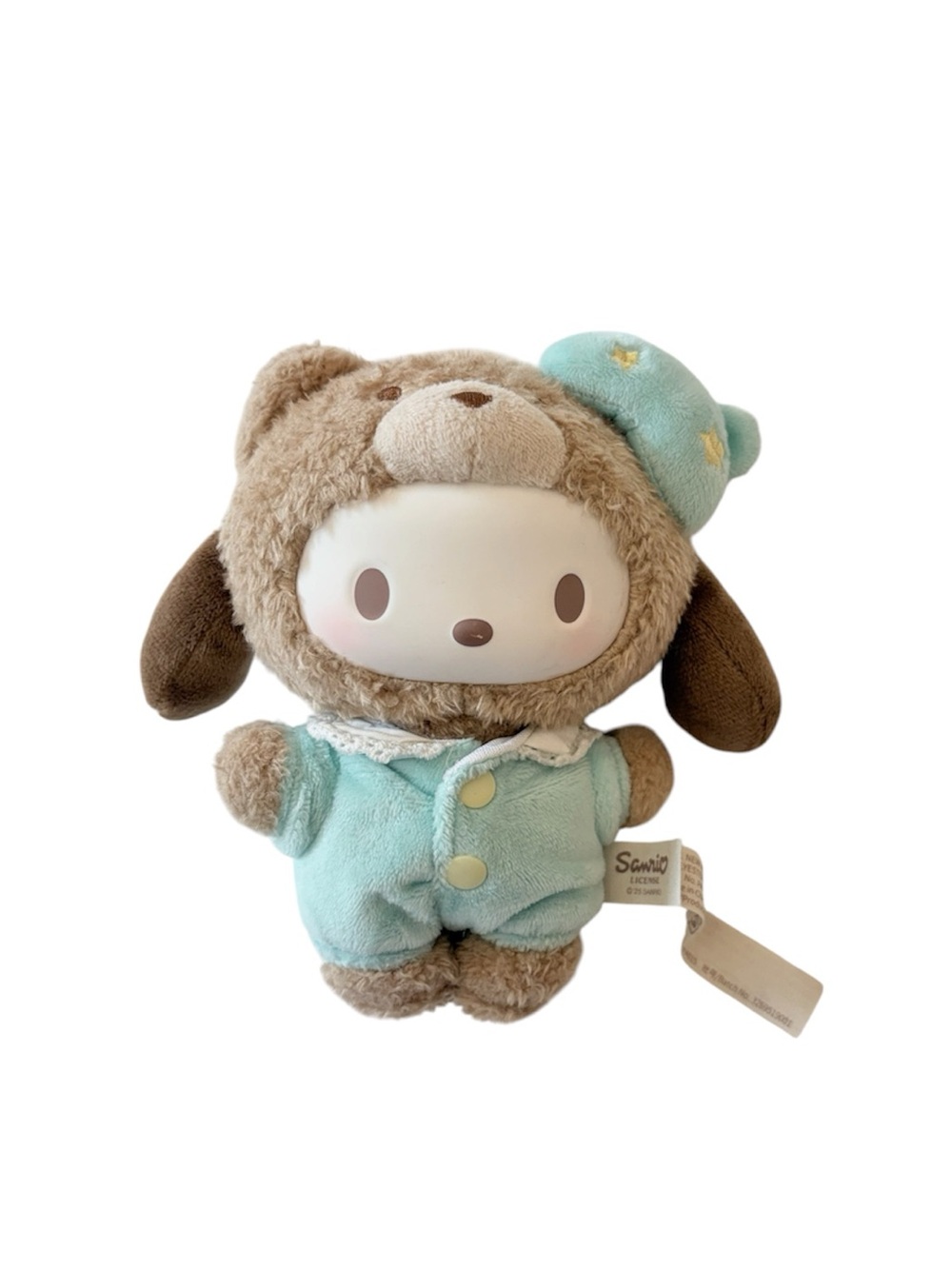 TOP TOY Sanrio Characters Latte Baby Plush Pochacco
